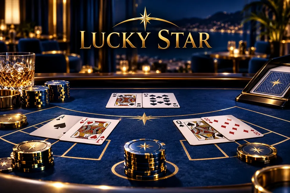 Ilustración: blackjack en Lucky Star