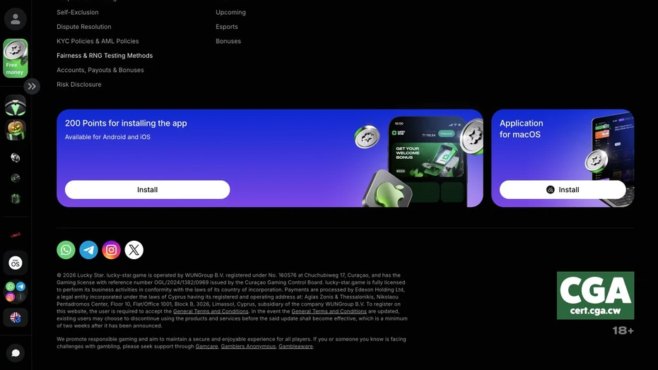 Lucky Star: captura (escritorio)